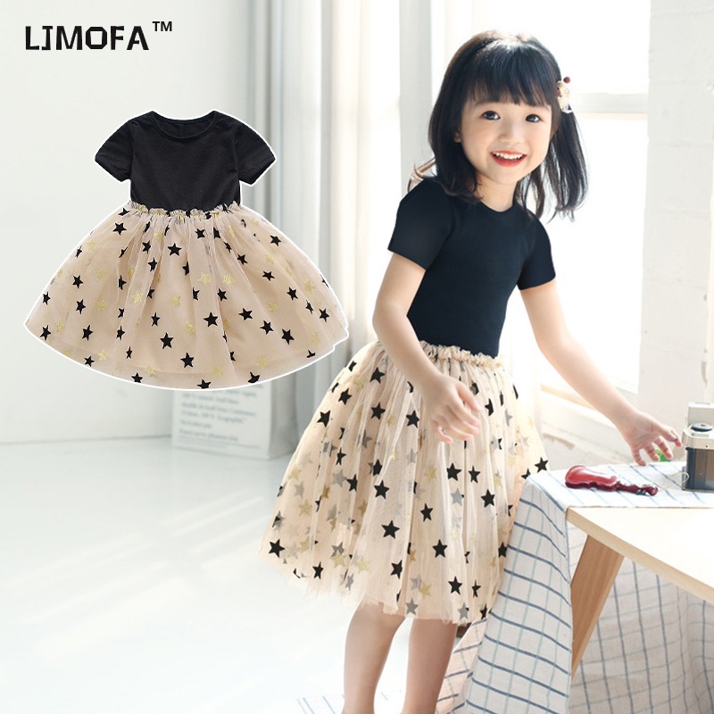 Đầm Tulle Tutu LJMOFA không tay thiết kế xù xì cho bé 2-6 tuổi