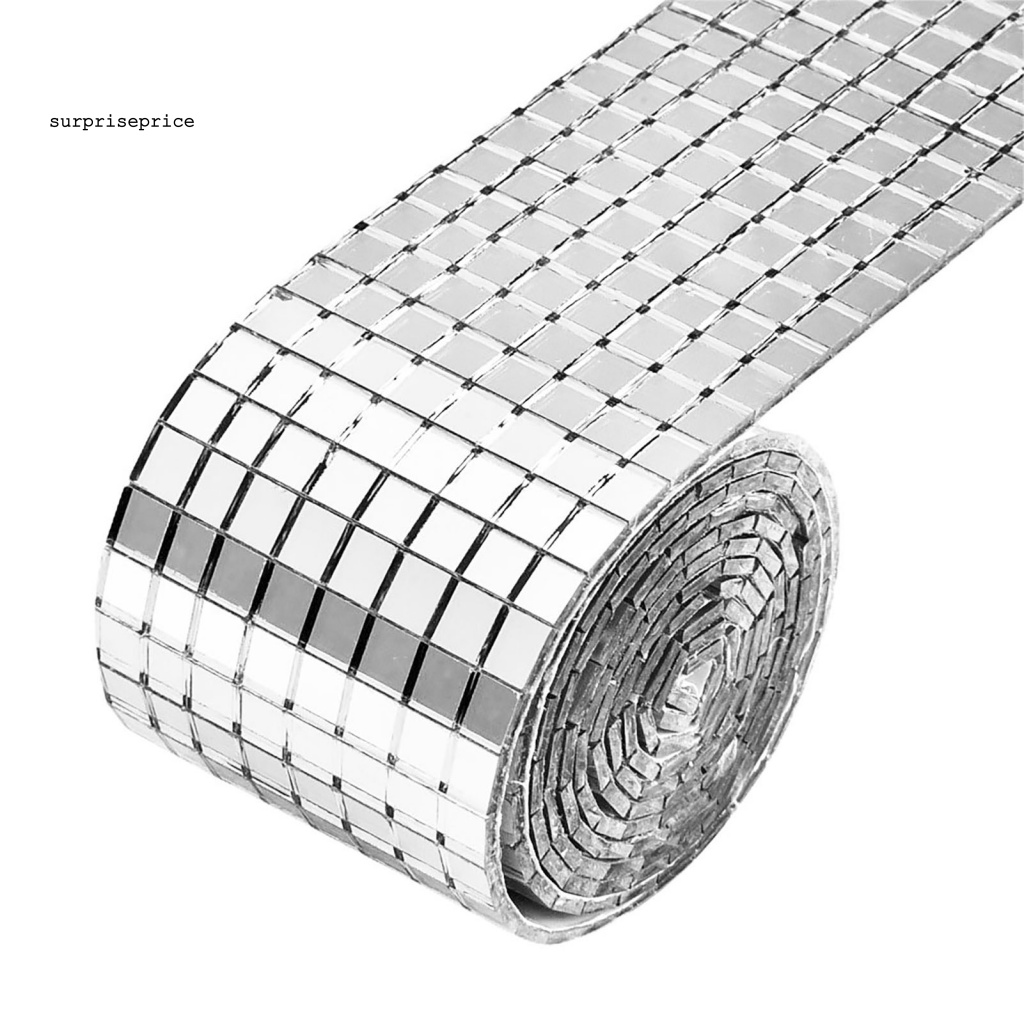 Cuộn 1464 Miếng Dán Tường / Kính Hình Vuông DIY Trang Trí Nhà Cửa