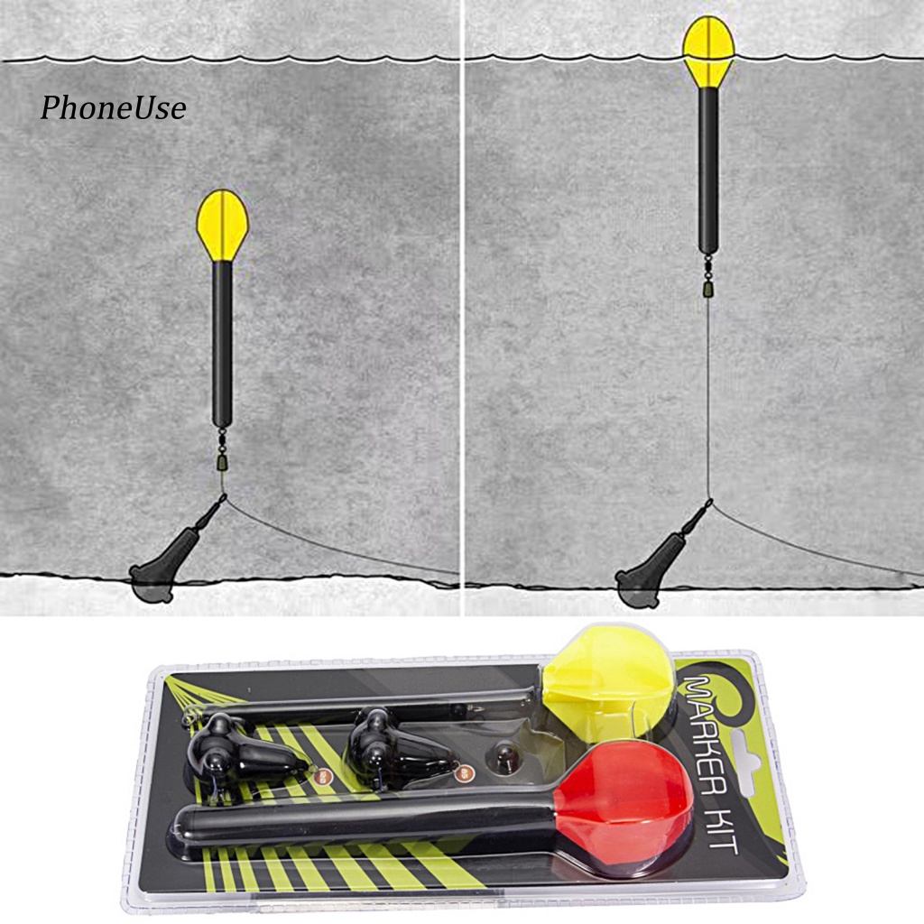 1 Bộ Phao Nổi Câu Cá Bằng Nhựa PU Đánh Dấu Đứng Độ Ổn Định Cao Chống Mài Mòn