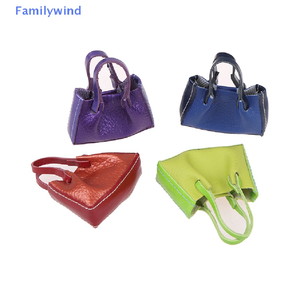 Túi Xách Da PU Trang Trí Nhà Búp Bê Tỉ Lệ 1 / 6 1 / 12