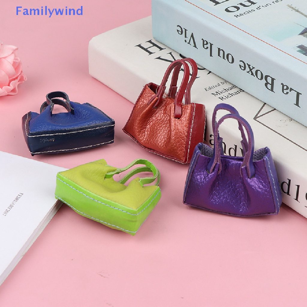 Túi Xách Da PU Trang Trí Nhà Búp Bê Tỉ Lệ 1 / 6 1 / 12