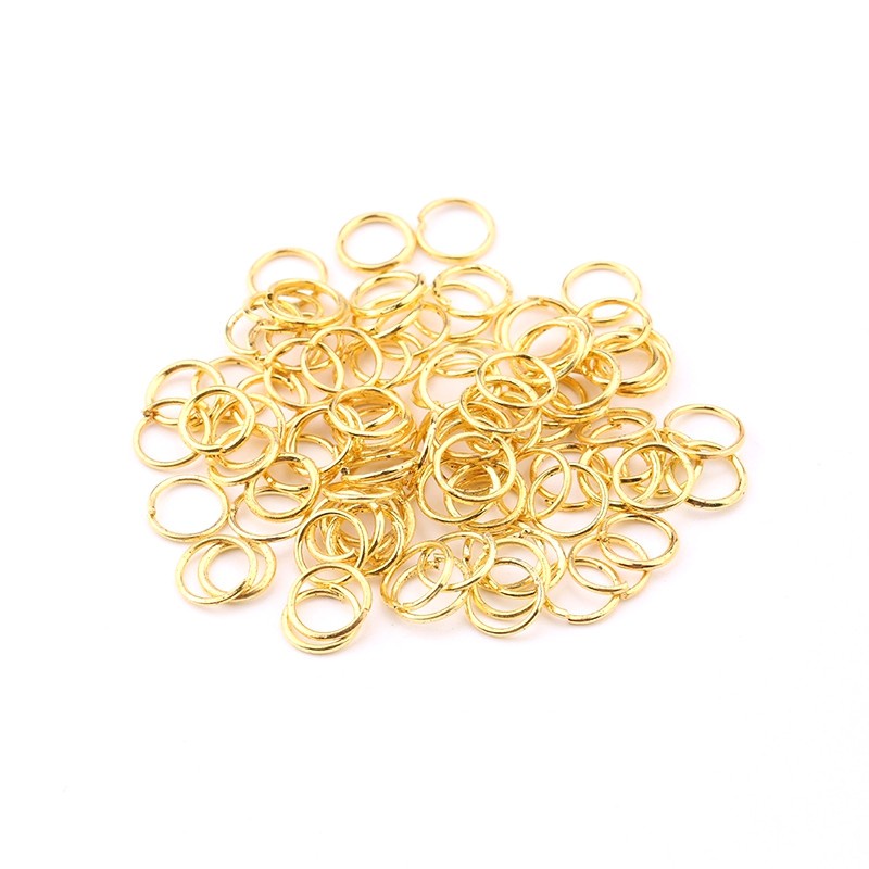 Bộ 200 Vòng Nối Làm Trang Sức Bằng Hợp Kim Kẽm 4 mm / 5 mm / 6 mm / 7 mm / 8 mm / 10 mm