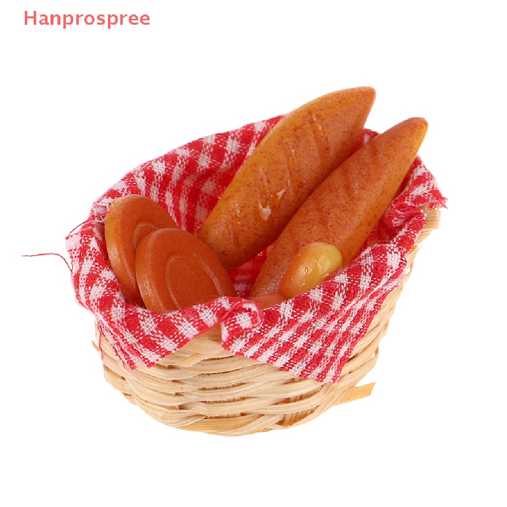 1 Giỏ Bánh Mì Mini 1: 12 Trang Trí Nhà Búp Bê