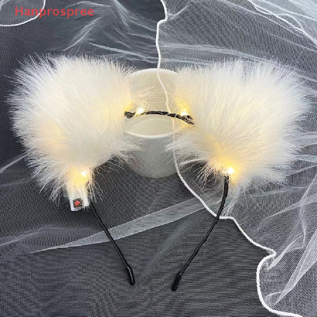 Hanprospree &gt; Cài Tóc Rửa Mặt Hóa Trang Halloween Hình Tai Cáo Nhẹ Nhàng Cho Nữ