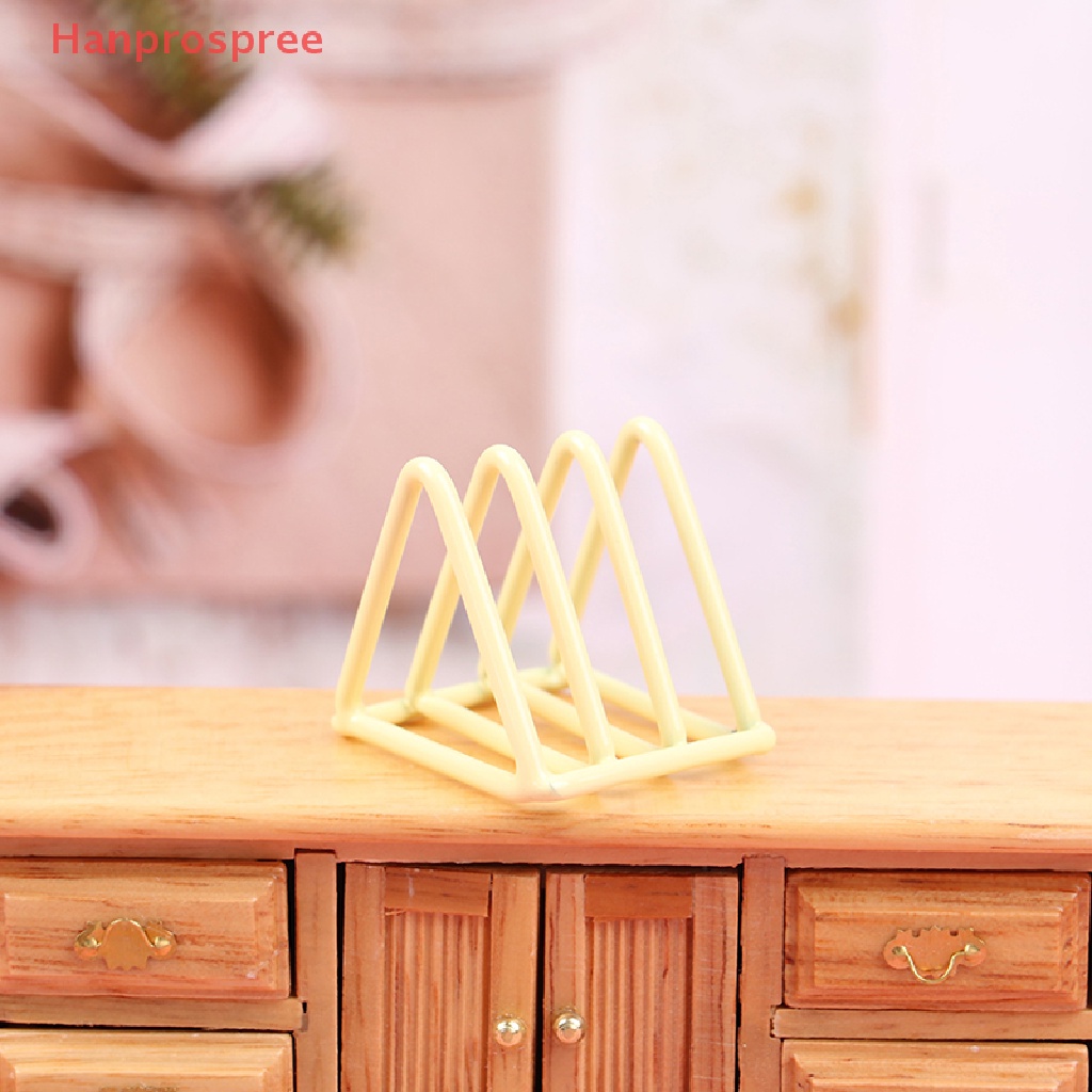 Kệ Đựng Sách Hình Tam Giác Trang Trí Nhà Búp Bê Tỉ Lệ 1: 12