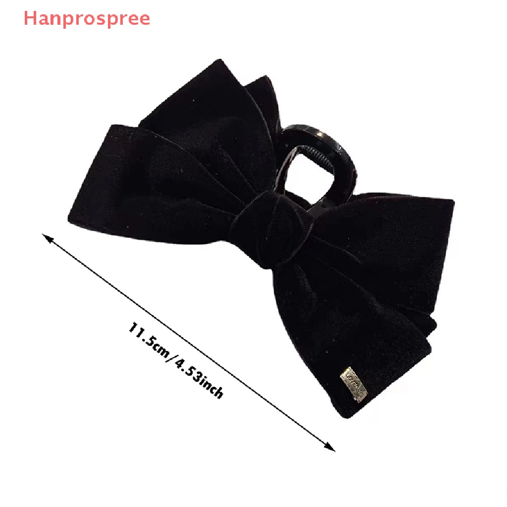 Kẹp Tóc Nơ Chéo Hai Mặt Màu Trơn Thanh Lịch Cho Nữ