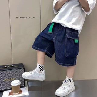 Quần lửng cho bé trai Quần short Jeans cho trẻ em Quần Jeans Lửng Thời Trang Dành Cho Bé Trai 14KG-45KG