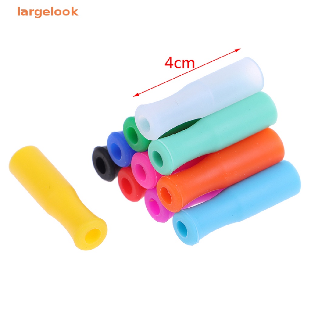 Set 10 Nắp Silicone Thép Không Gỉ 6mm Bảo Vệ Răng Chống Bỏng Có Thể Tái Sử Dụng
