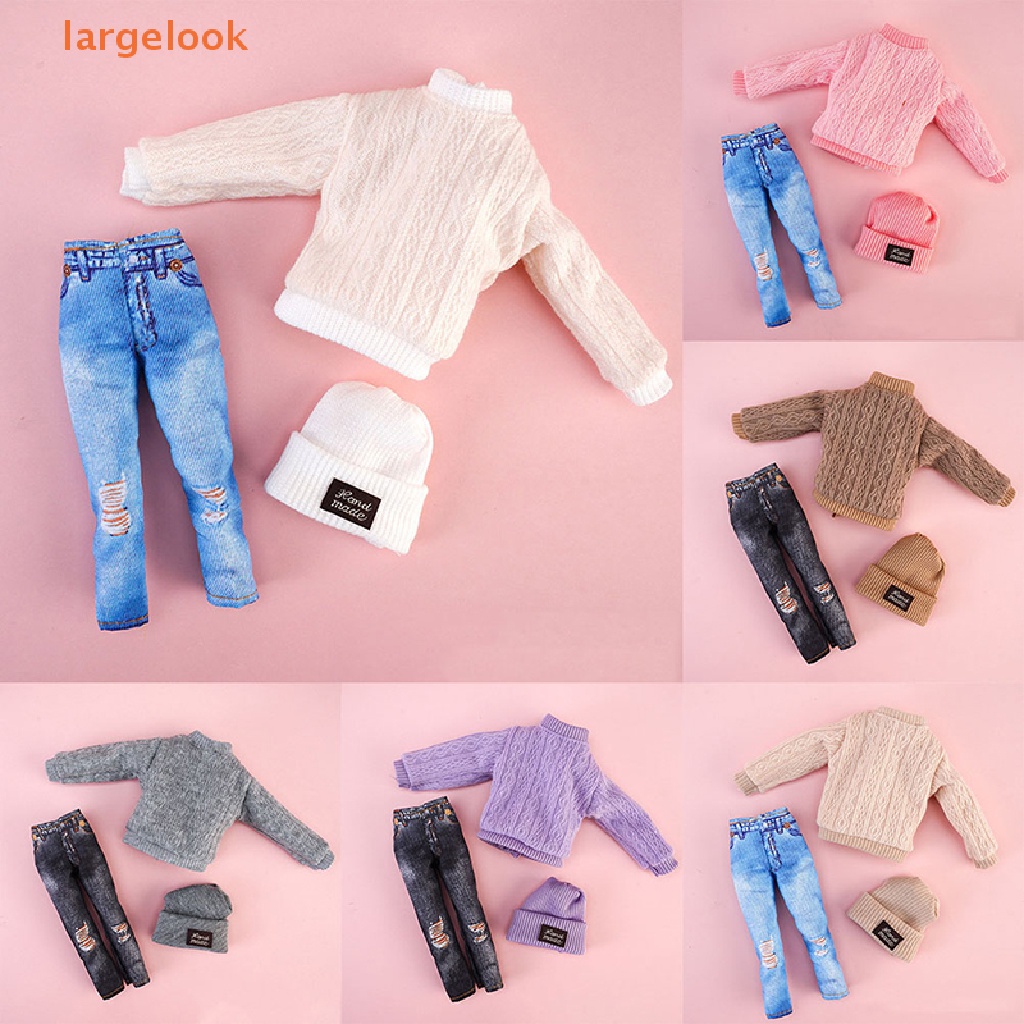 1 Bộ Quần Áo Len Thời Trang Cho Búp Bê 30cm