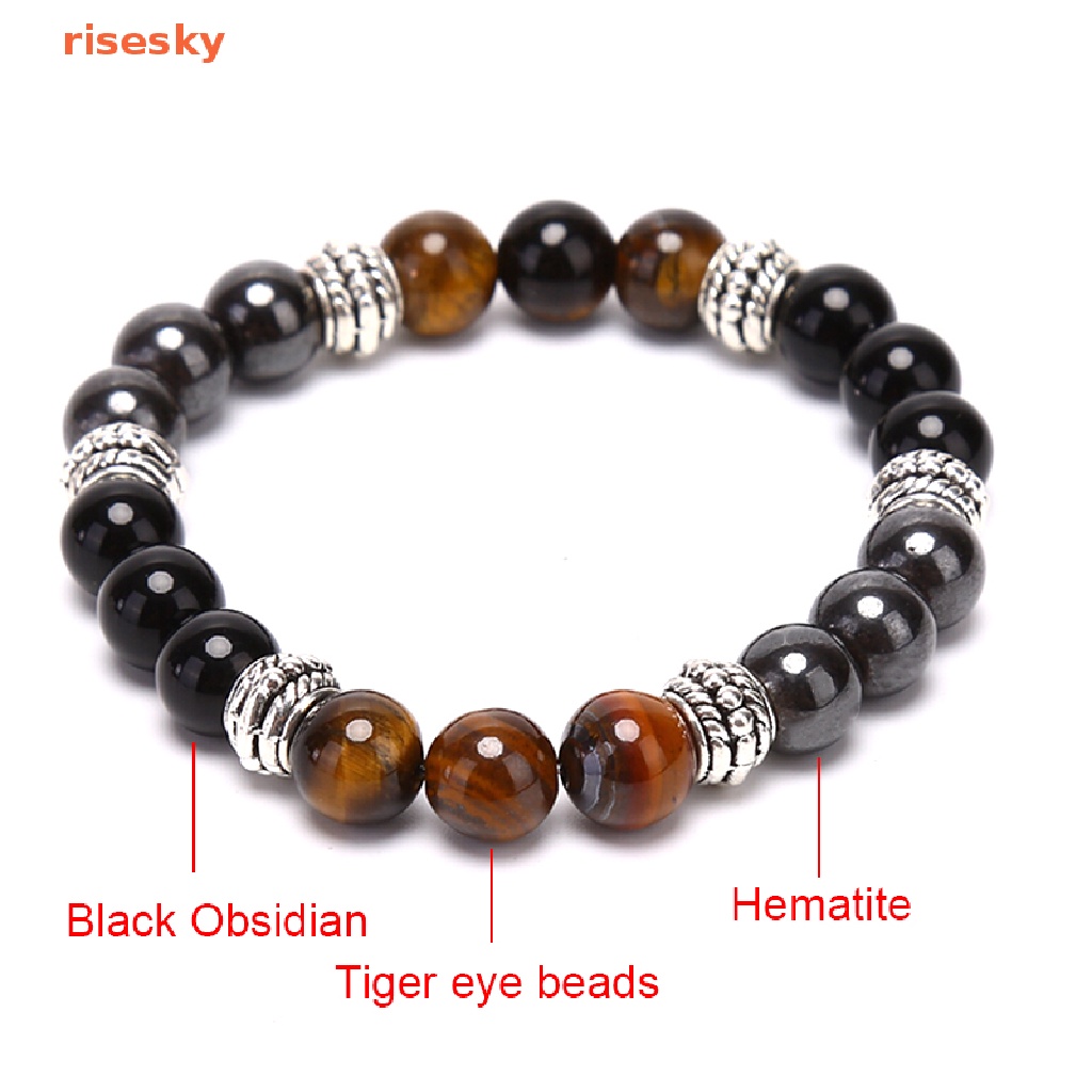 Vòng Tay Chuỗi Hạt Đá Mắt Hổ Tự Nhiên Thời Trang Cho Nữ