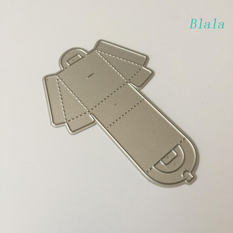 Khuôn Cắt Giấy Làm Từ Kim Loại Hình Hộp Đựng Thẻ Trang Trí Scrapbook