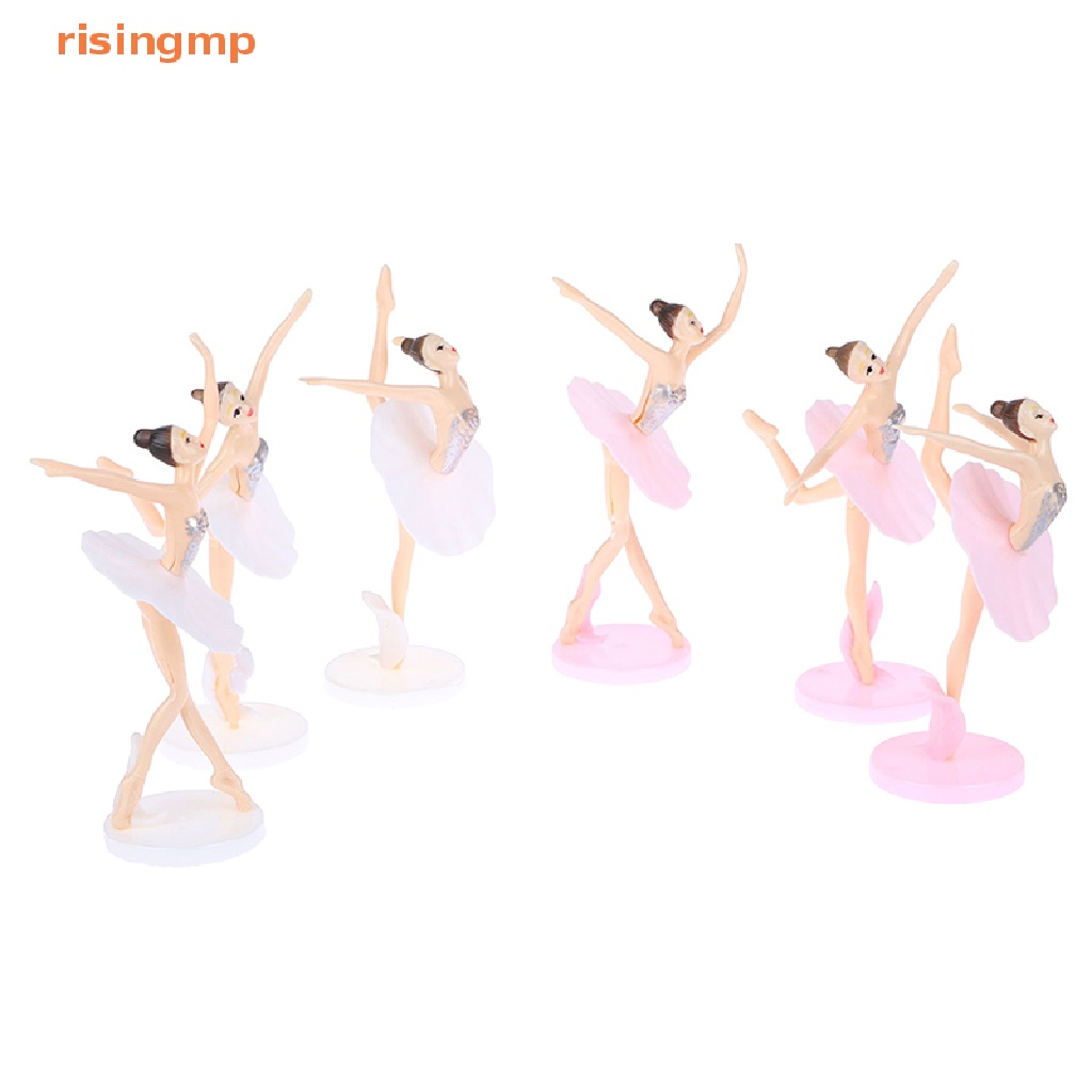 Bộ 3 Mô Hình Búp Bê Múa Ba Lê Dùng Trang Trí Bánh Kem