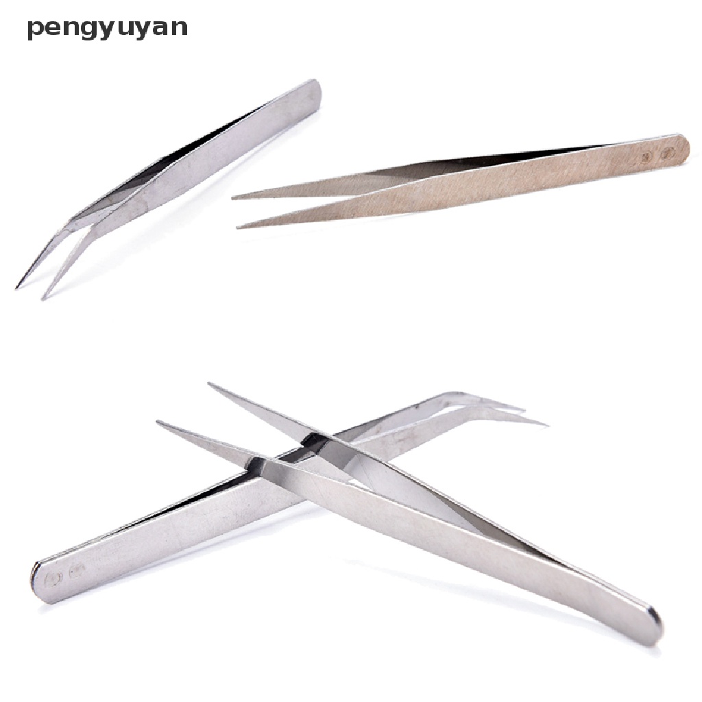 Bộ 2 Nhíp Lấy Lông Mi Bằng Thép Không Gỉ Tiện Dụng