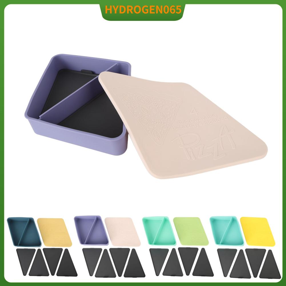 Hydrogen065 Hộp đựng Pizza bằng silicon Hình vuông có thể tái sử dụng được cho các buổi dã ngoại