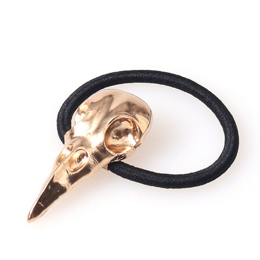 Dây Cột Tóc Đuôi Ngựa Co Giãn Hình Đầu Lâu Phong Cách Punk Halloween Dành Cho Nữ [Fairy4]