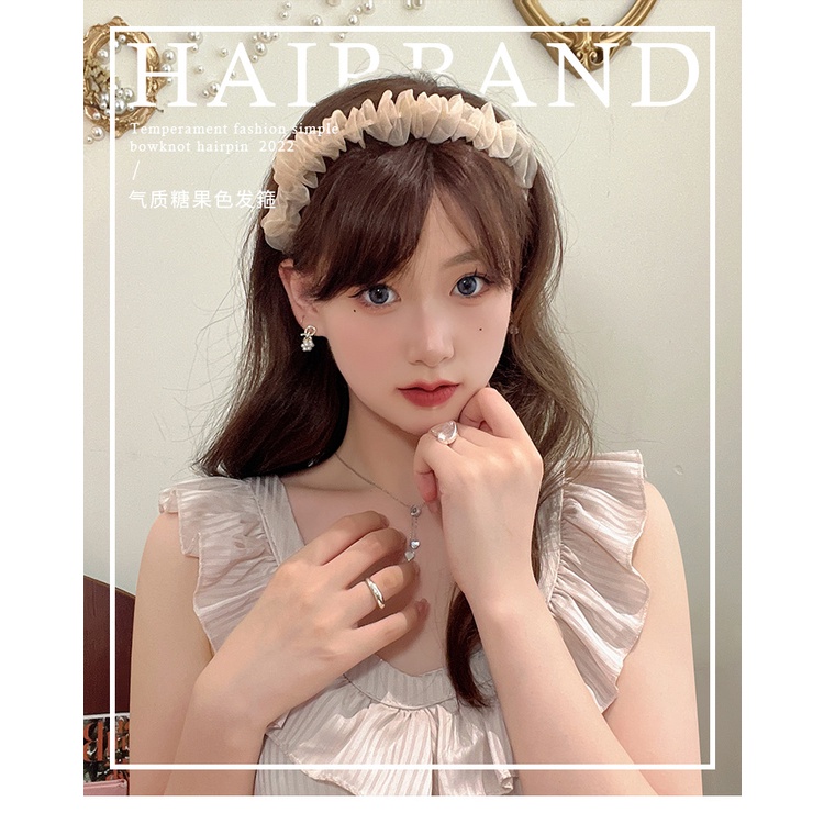 Băng Đô Cài Tóc Phong Cách Hàn Quốc Dễ Phối Đồ