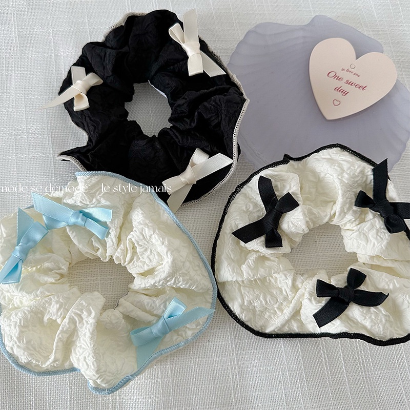 Dây Buộc Tóc Cao Su Co Giãn Phong Cách Thời Trang Hàn Quốc