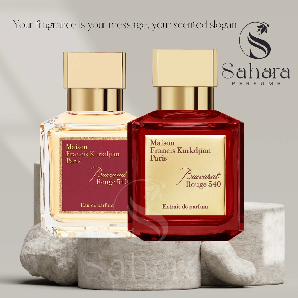 MFK Baccarat Rouge 540 Extrait de Parfum/ Eau de Parfum 10ml | Nước hoa unisex quyến rũ | Sahara Perfume