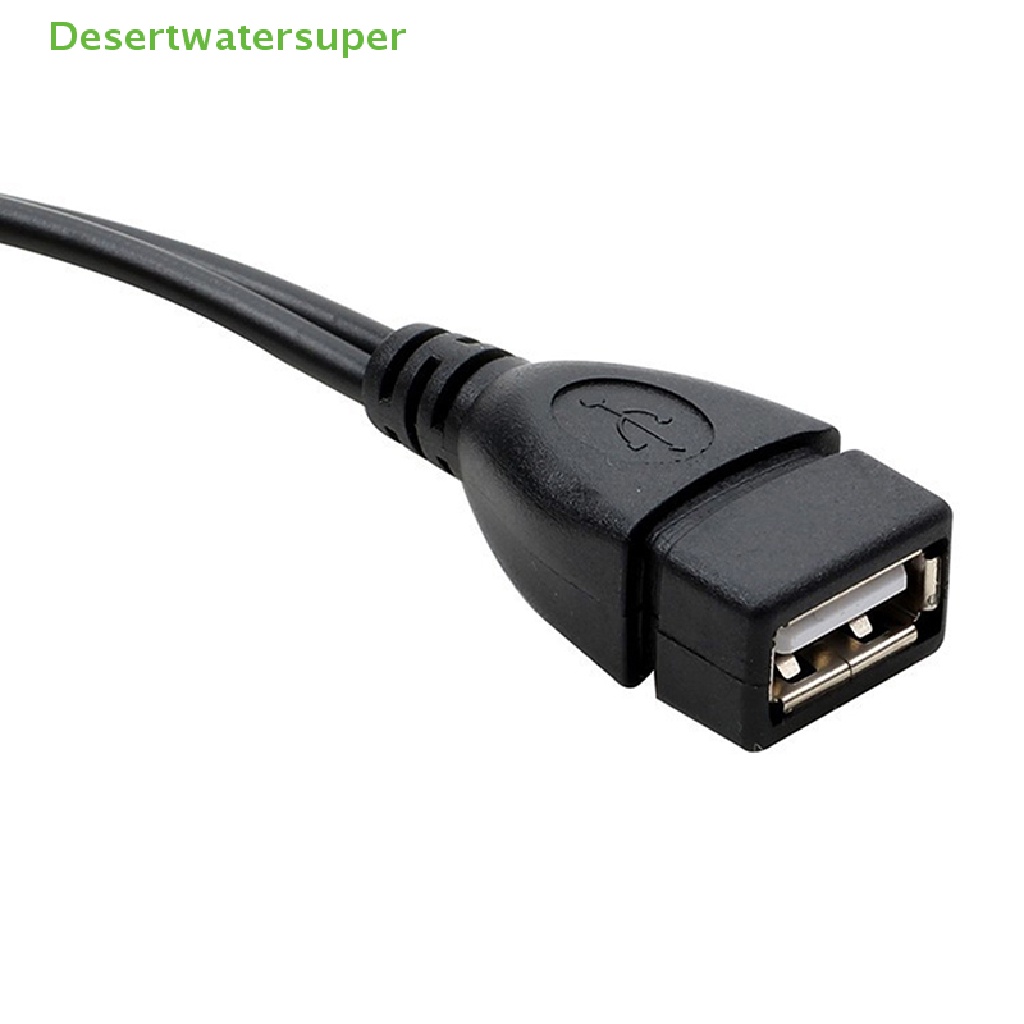 Dây Cáp OTG Chia Cổng Micro USB 2 Trong 1 Tiện Dụng