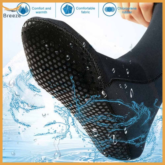 1 Đôi Tất Lặn Biển Dày 3mm Giữ Ấm Chống Trượt Cho Nam Nữ