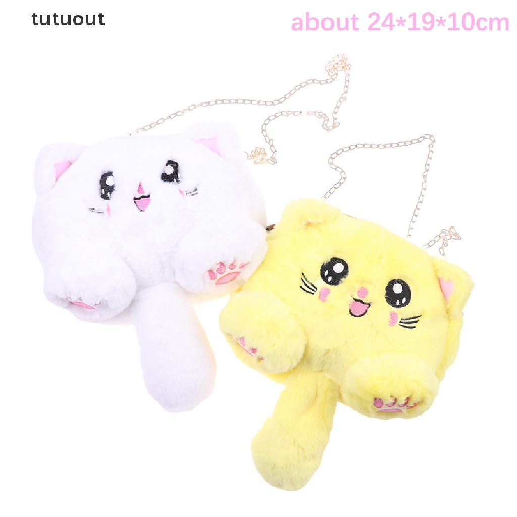 1 Balo Đeo Vai Hình Mèo Bông Đáng Yêu Thời Trang Cho Nữ