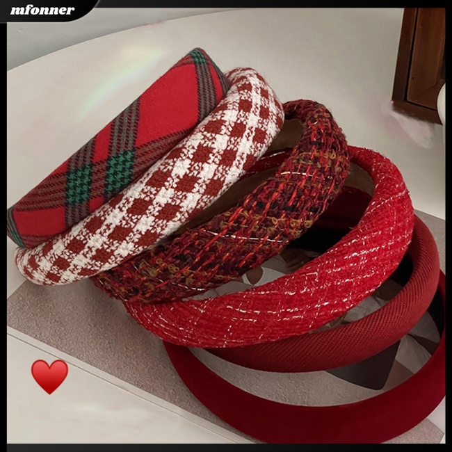 Băng Đô Cài Tóc Viền Lông Nhung Đơn Giản Phong Cách Retro Pháp Cho Nữ