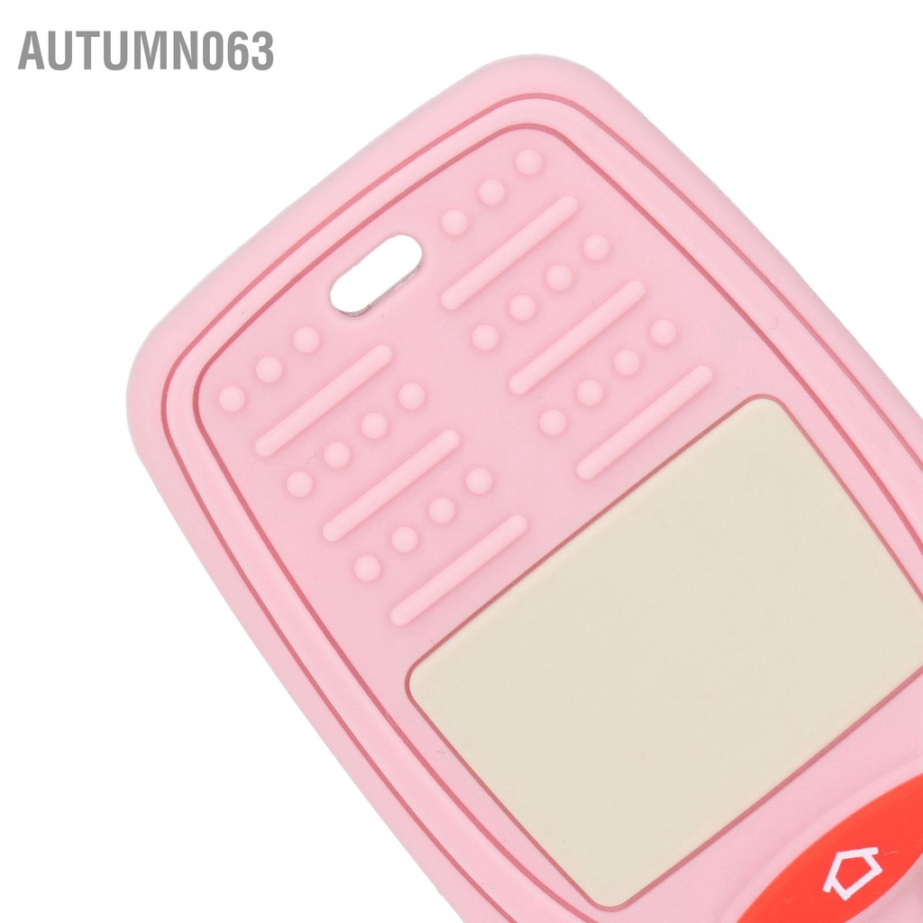 Autumn063 Điện Thoại Di Động Hình Mọc Răng Đồ Chơi An Toàn Cho Bé Ngộ Nghĩnh Dễ Thương Silicone Mềm Nhai Trẻ Sơ Sinh