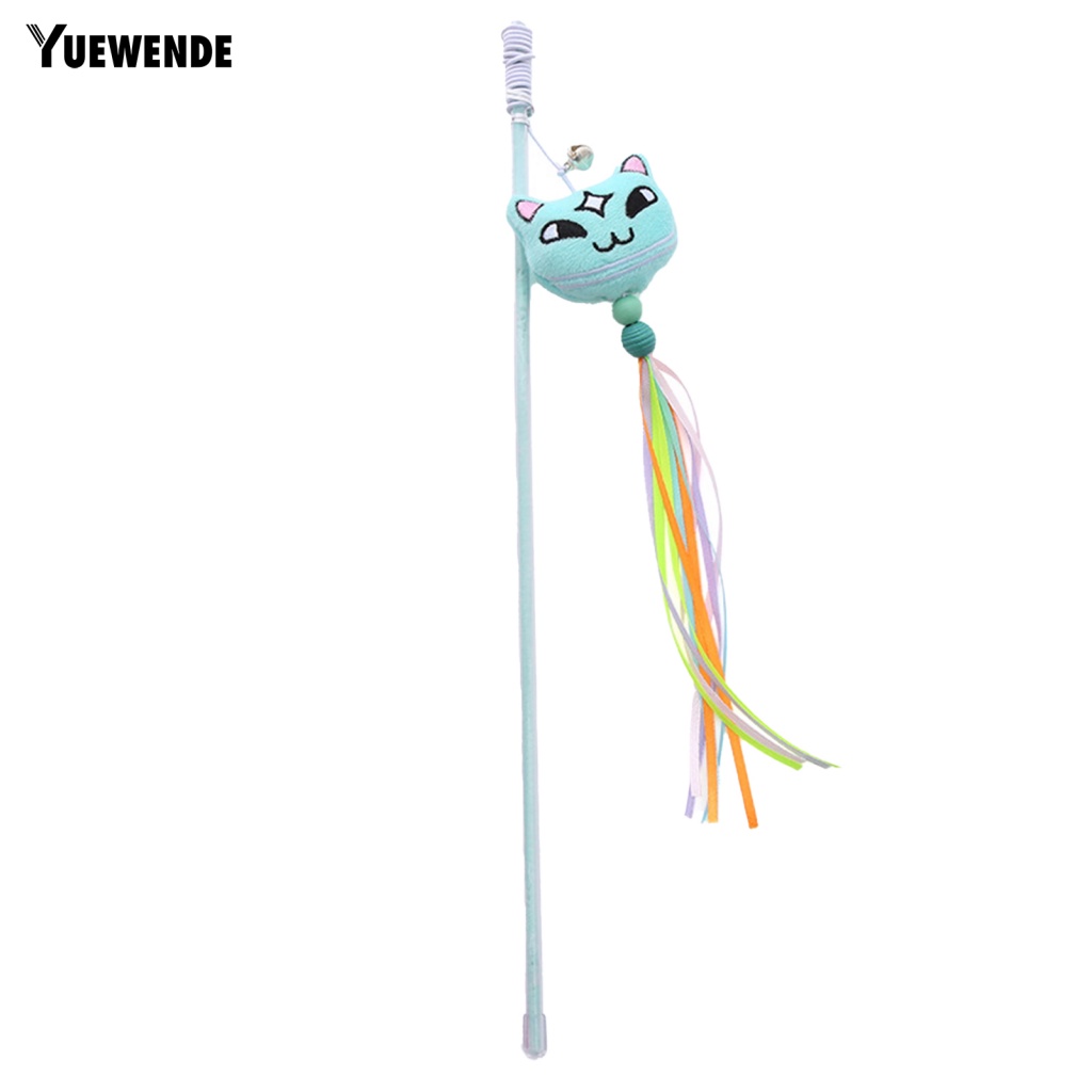 Yue.z Đồ Chơi Hình Dạng Tua Rua Thiết Kế Đáng Yêu Màu Macaron Cho Mèo Cưng