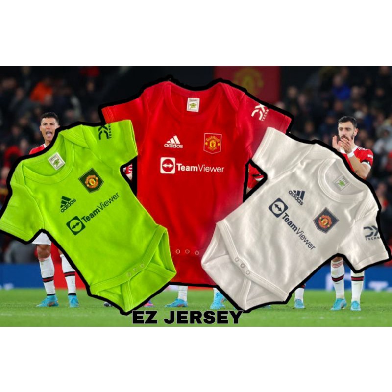 Manchester United baby romper (Tên Và Số Tự Do) BKIX