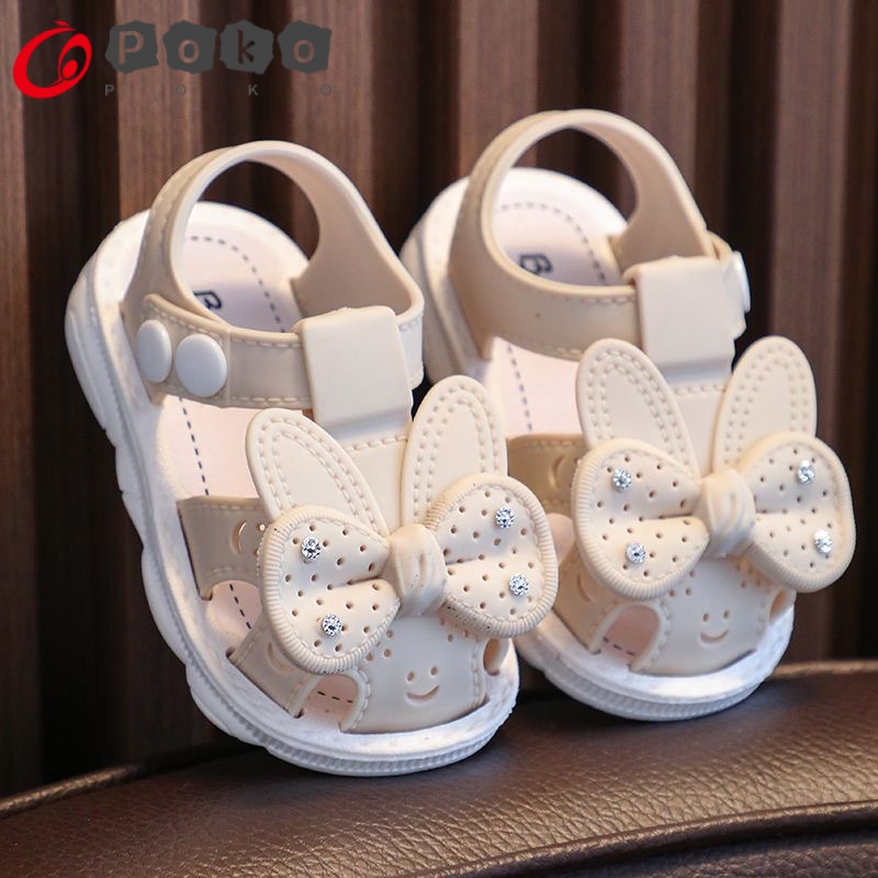 Giày Sandal Đế Mềm Chống Trượt Thời Trang Mùa Hè Dành Cho Bé Gái 0-3 Tuổi