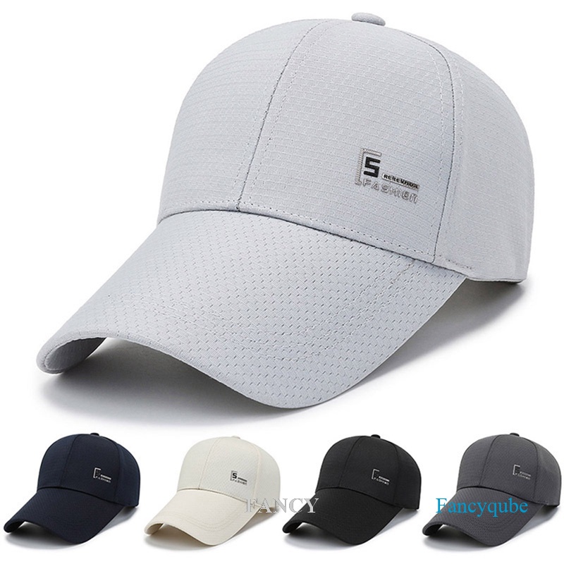 Mũ Lưỡi Trai Màu Trơn Thoáng Khí Mau Khô Thời Trang Mùa Hè Mới Cho Nam Và Nữ