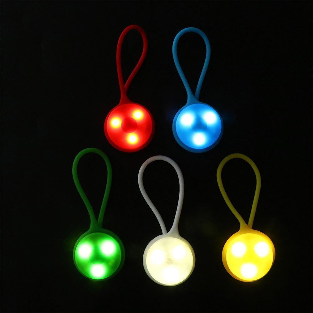 Đèn Tín Hiệu Bóng LED Silicone Gắn Ba Lô Đeo Vai Tiện Dụng