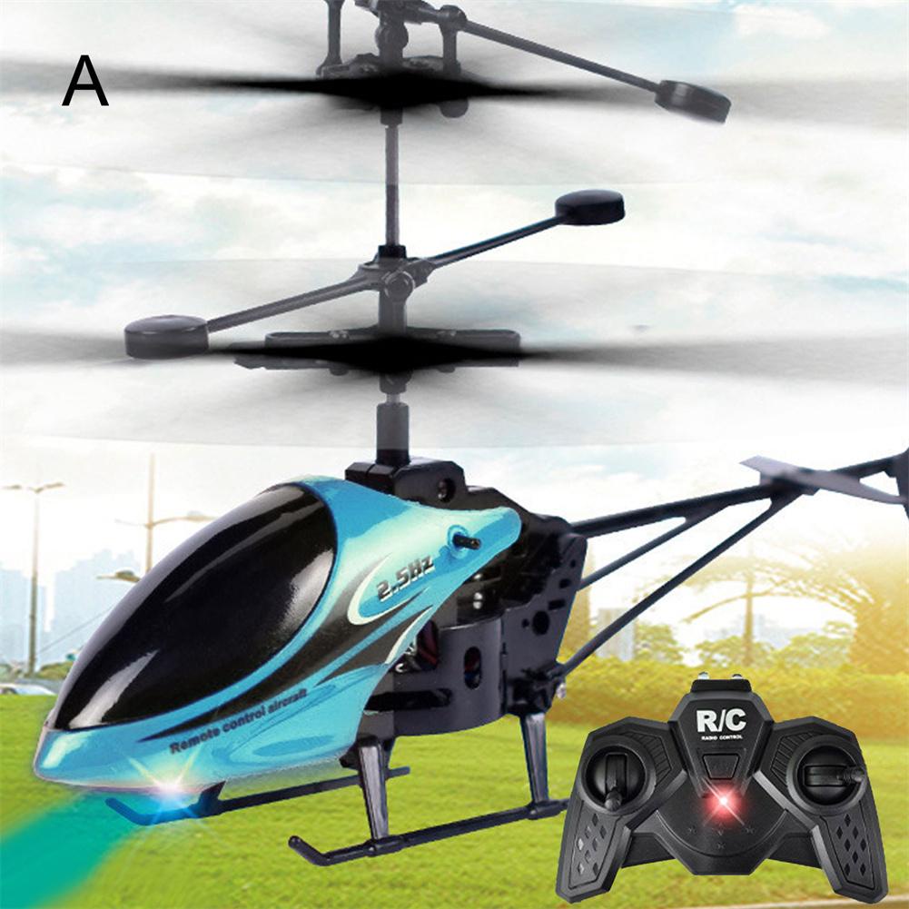 Máy Bay Trực Thăng Điều Khiển Từ Xa 2 Chiều Mini Sạc Usb Chống Rơi Có Đèn Cho L6M5