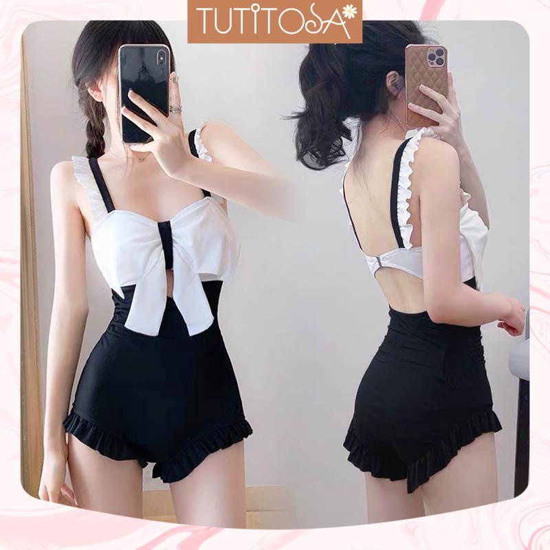 Set bikini 1 mảnh dễ thương sexy phong cách Hàn Quốc - Hàng loại 1