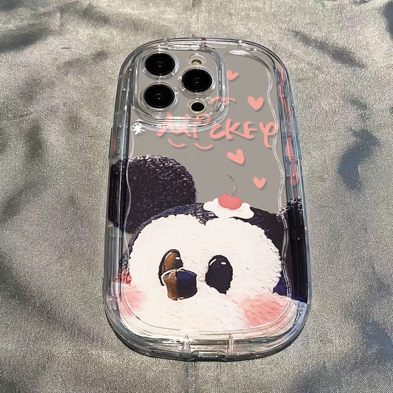 ✅Ốp Điện Thoại Mềm Trong Suốt Chống Sốc In Hình Mickey Cho Iphone 13 12 xs xr 8p Promax 1411 7