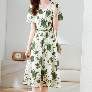 Đầm Chiffon Dài Dáng Ôm In Hoa Thời Trang Mùa Hè 2023 Cao Cấp Dành Cho Bạn Nữ