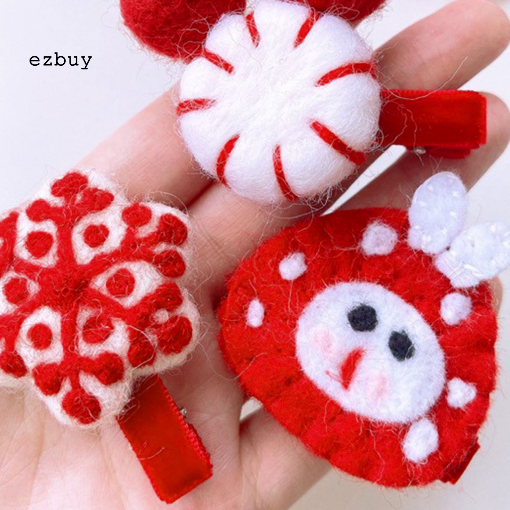 Kẹp Tóc Vải Hình Đầm Năm Mới Dễ Thương Cho Bé Gái