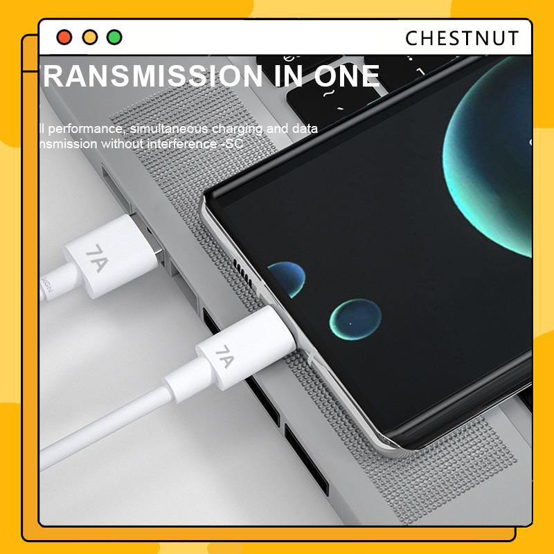 COD❤️7A 100W Dây Cáp Sạc Nhanh Type C Cho Huawei Xiaomi Samsung-CT