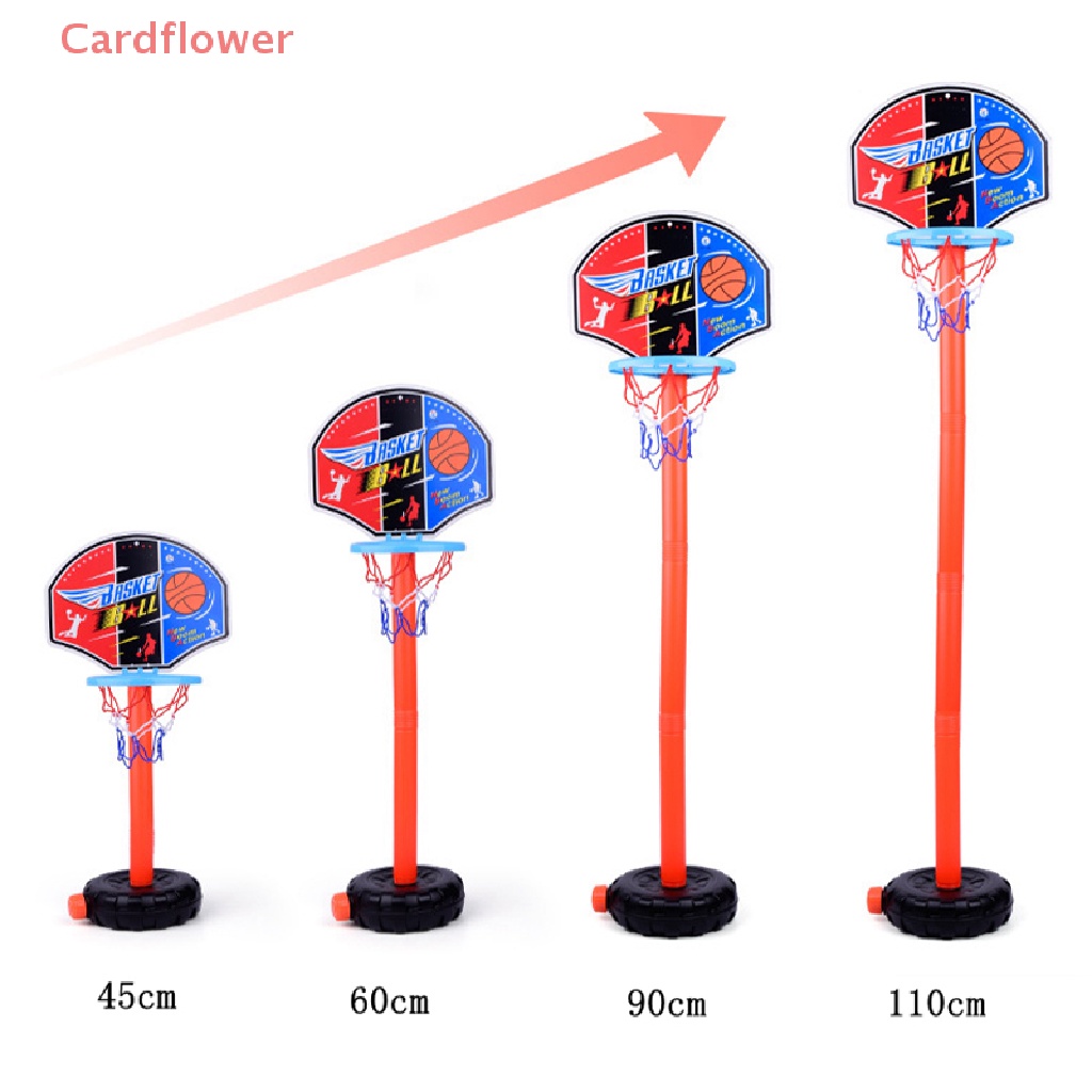Bộ Đồ Chơi Bóng Rổ &lt; Cardflower &gt; Có Thể Điều Chỉnh Dành Cho Bé Trai Chơi Trong Nhà / Ngoài Trời