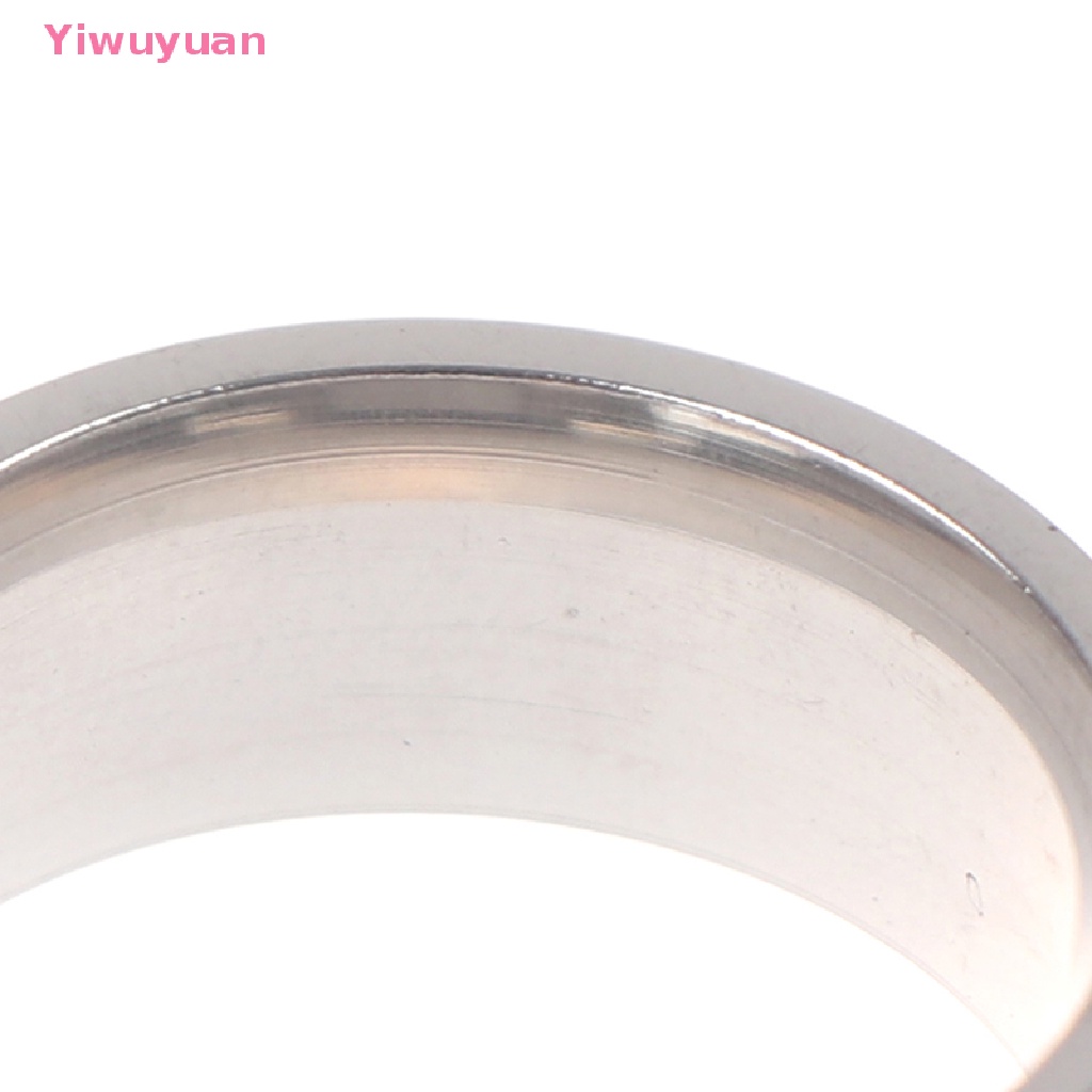 < Yiwuyuan > Nhẫn Mở Nắp Chai Bằng Thép Titan Chuỗi Xích Tuyệt Vời Unisex Mới