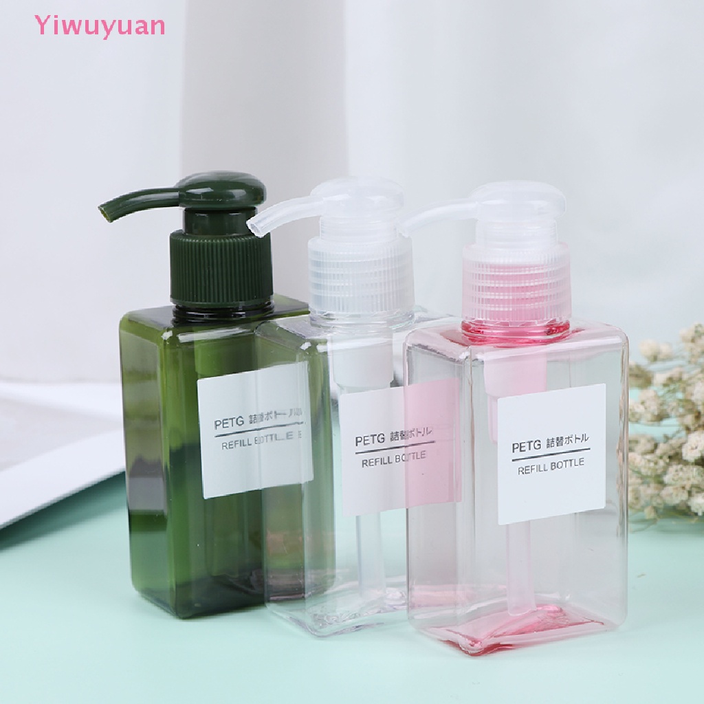 Bình Đựng Dầu Gội / Sữa Tắm Dạng Nhấn 100ml Tiện Dụng