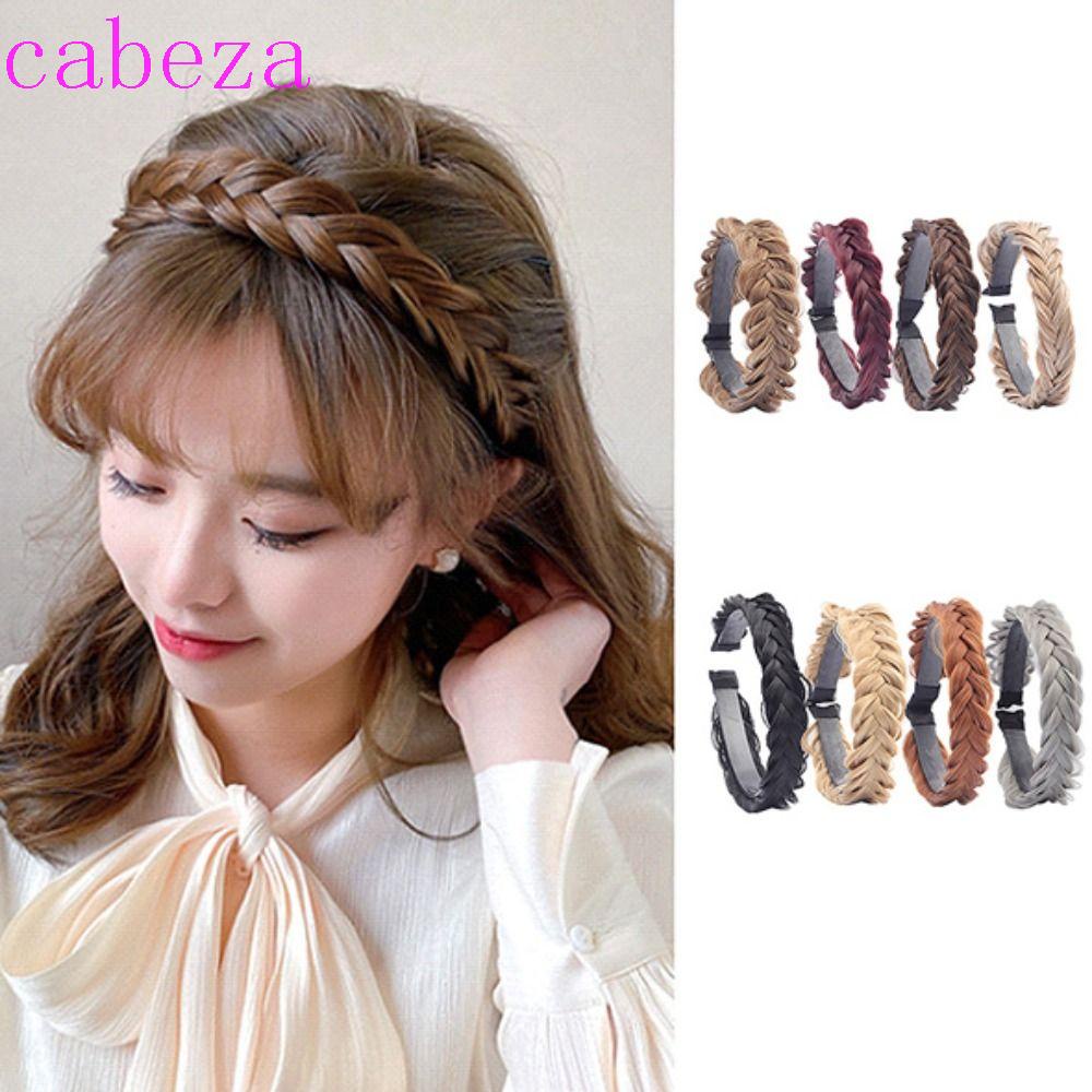 Băng Đô Cài Tóc Giả Màu Đen Phong Cách Bohemian Thời Trang Cho Nữ