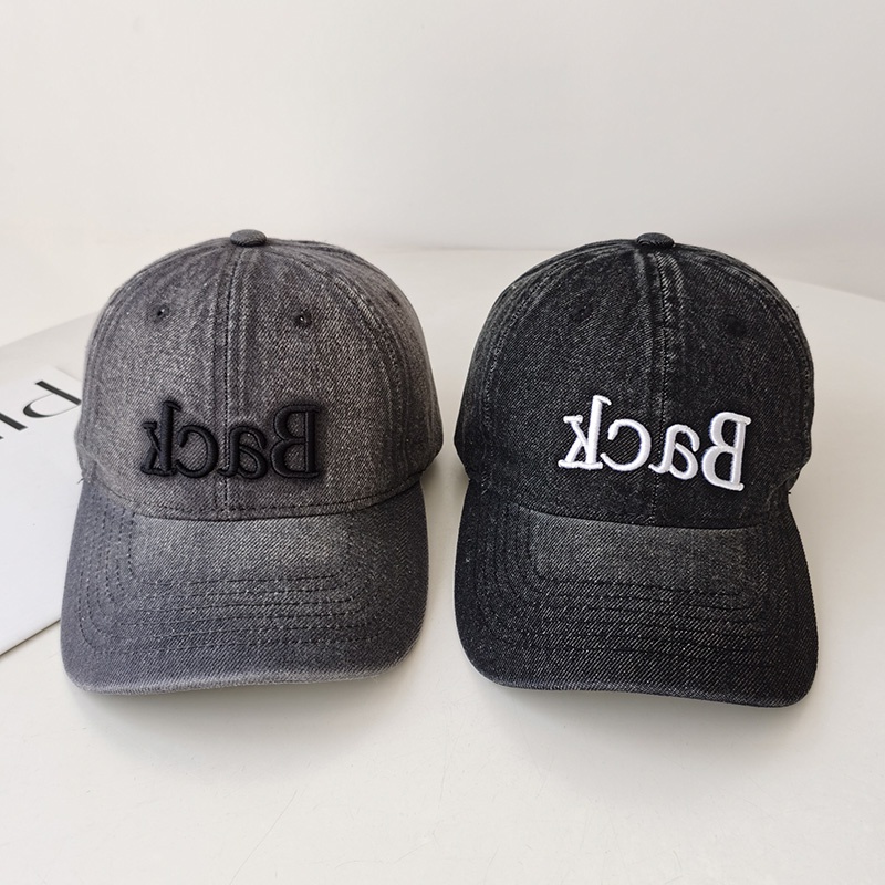 Mũ Lưỡi Trai Mềm Thêu Chữ Phong Cách Cao Bồi Cho Nam Nữ