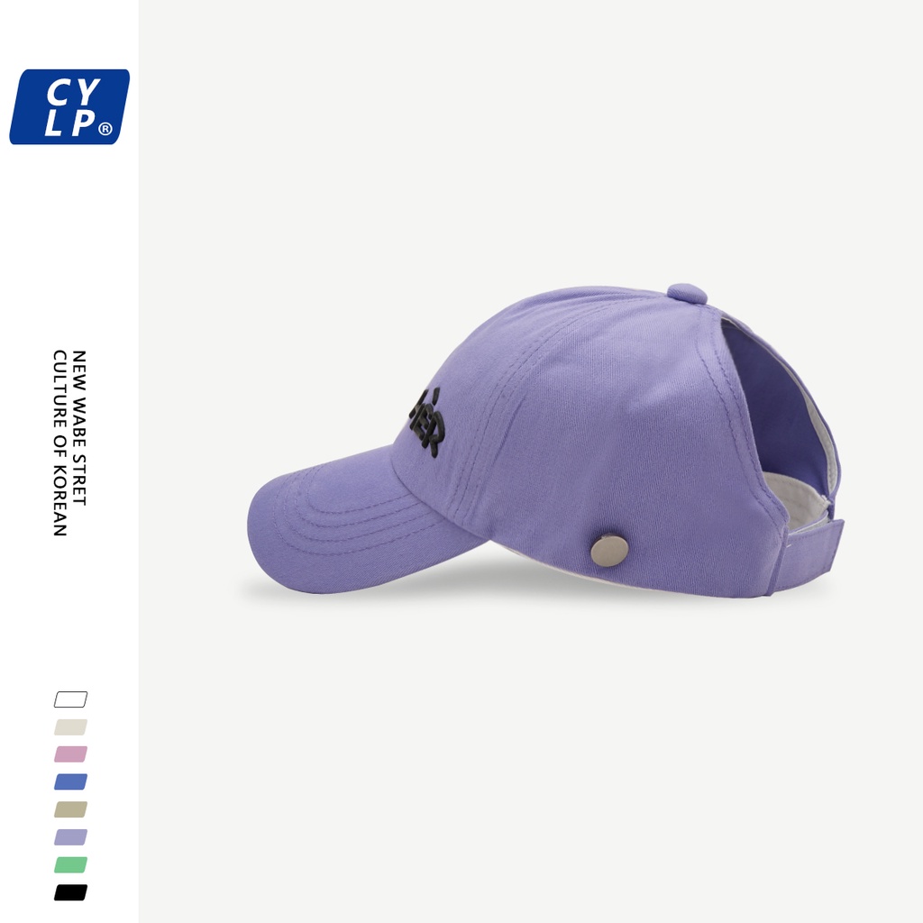 Mũ Lưỡi Trai Nửa Đầu In Chữ Phong Cách Hàn Quốc Thời Trang Xuân Hè Cho Nữ