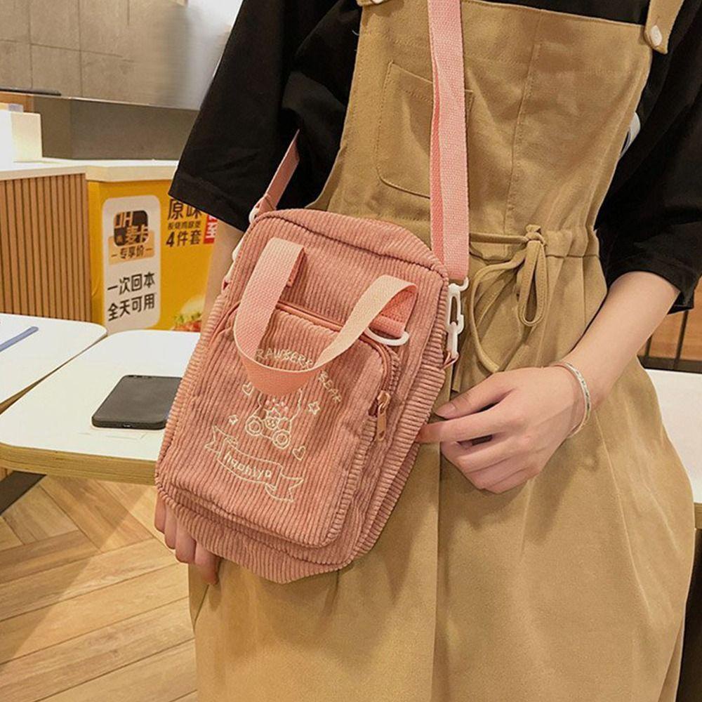 BEBETTERM Túi Đeo Chéo Vải Nhung Hai Mặt 20CM Xinh Xắn Dành Cho Búp Bê