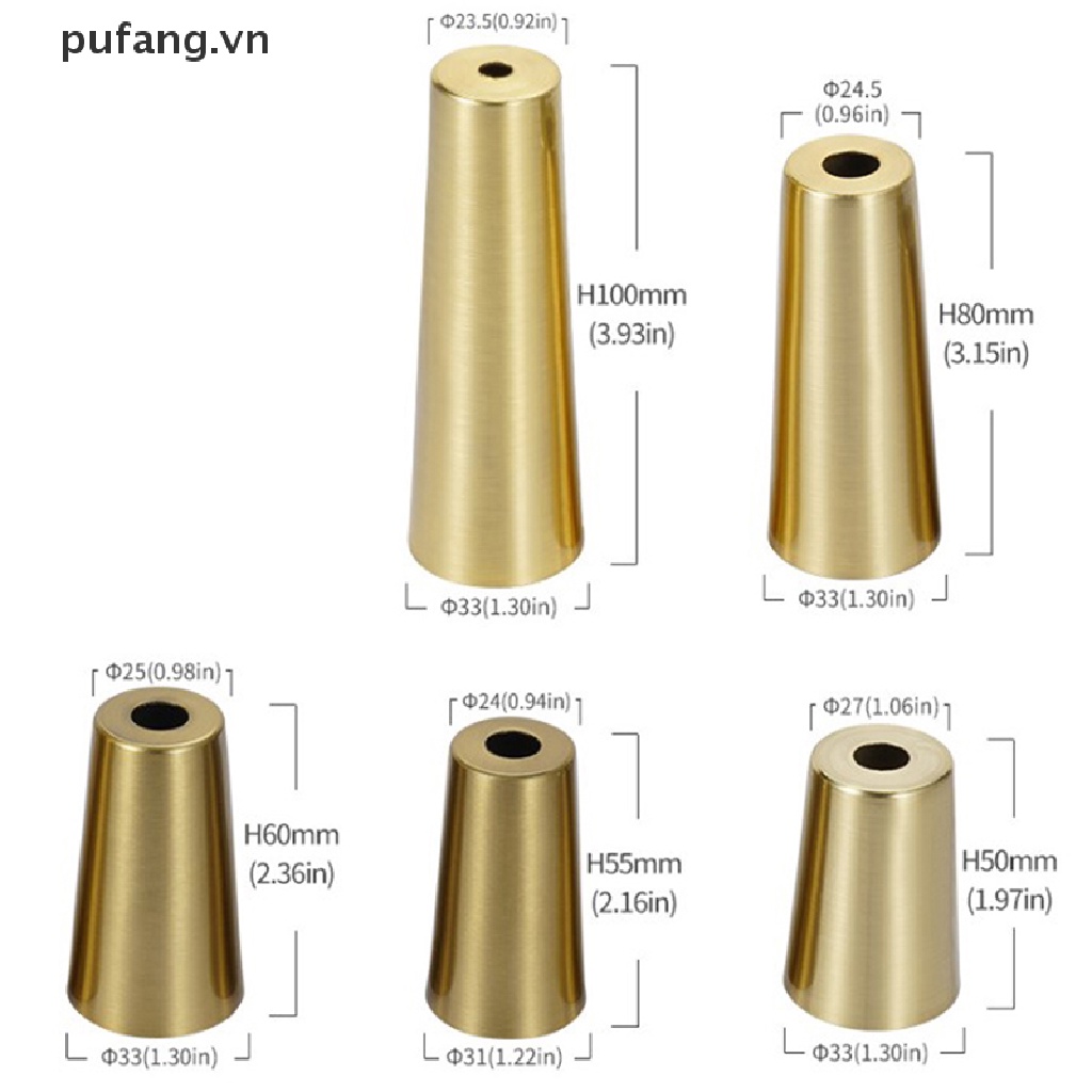 Miếng Lót Chân Bàn Ghế Bằng Sắt Hình Trụ Màu Trơn