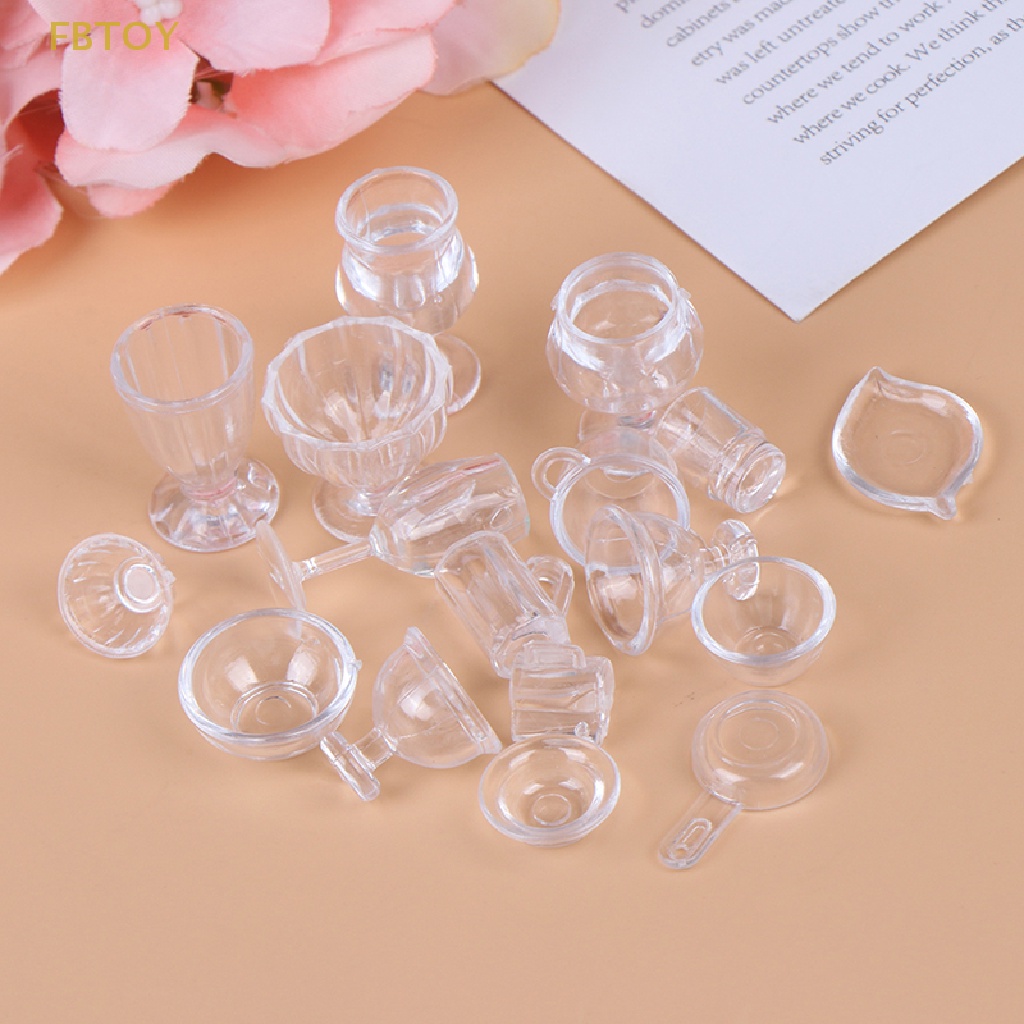 Set 17 Món Đồ Chơi Trong Suốt Cho Bé Chơi Đồ Hàng 1: 12
