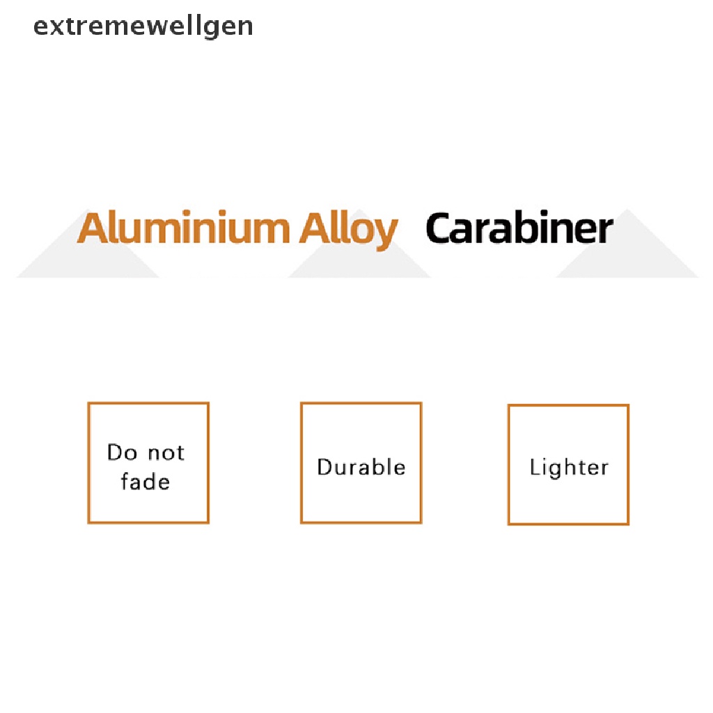 Set 10 Móc Khóa Chữ D Bằng Hợp Kim Nhôm Nhiều Màu Sắc