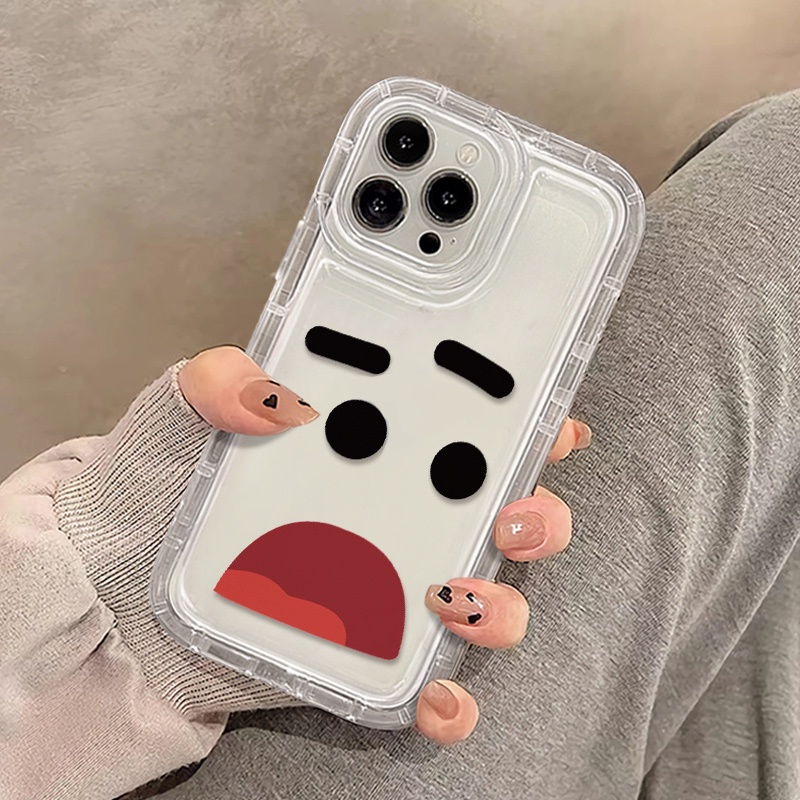 Ốp Điện Thoại Silicon TPU Mềm Trong Suốt In Hình Biểu Tượng Cảm Xúc Dễ Thương Cho IPhone 14 13 11 12 Pro XS Max X XR 7 + 8 Plus