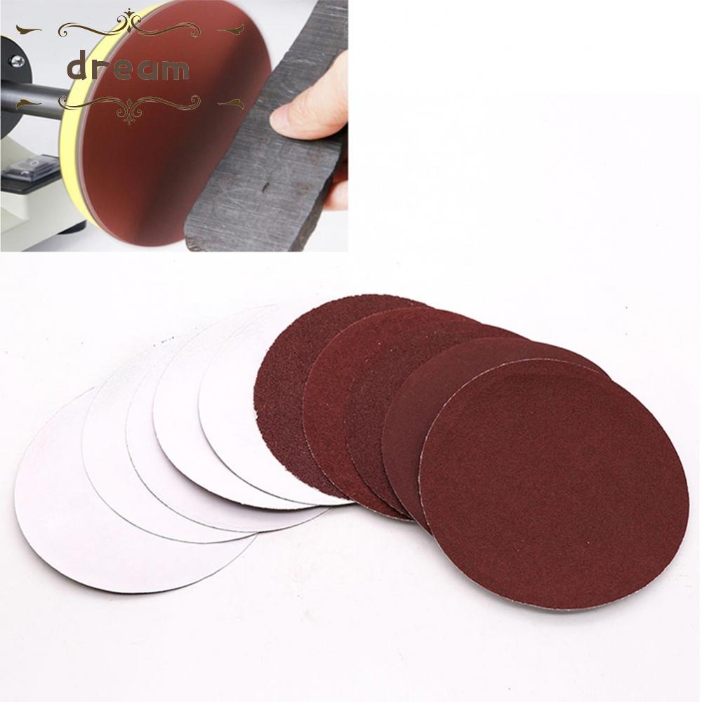 【DREAMLIFE】Sandpaper Polishing Round 125mm 20Pcs 40-2000Grit 5Inch Alumina Flocking